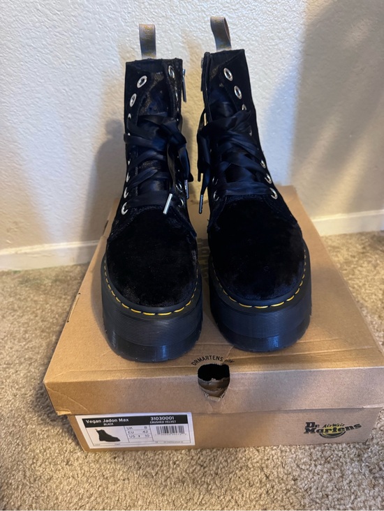 Dr. Martens Shoes - Dr. Martens Vegan Jadon Max Platform Boot - Black